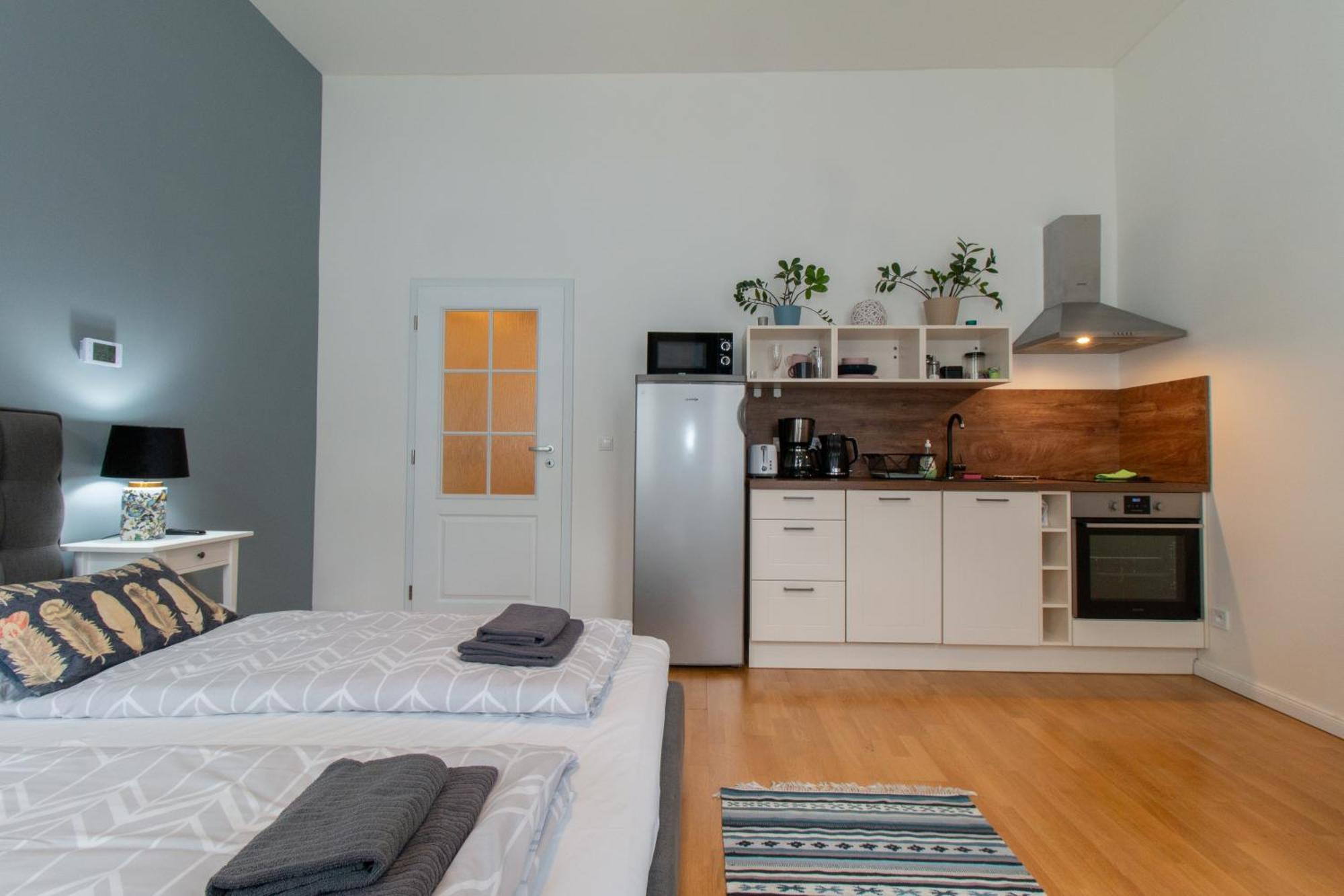 Stepanska Cr Apartments Prag Zimmer foto